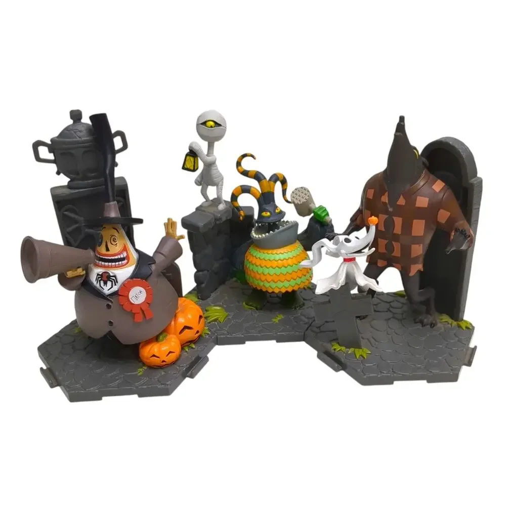 Lot Zoteki NIGHTMARE BEFORE CHRISTMAS Figure FIGURINE Zag Toys
